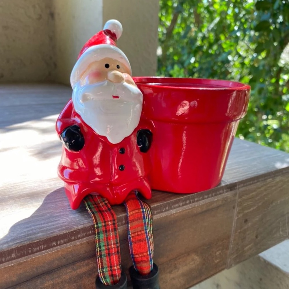 Santa planter